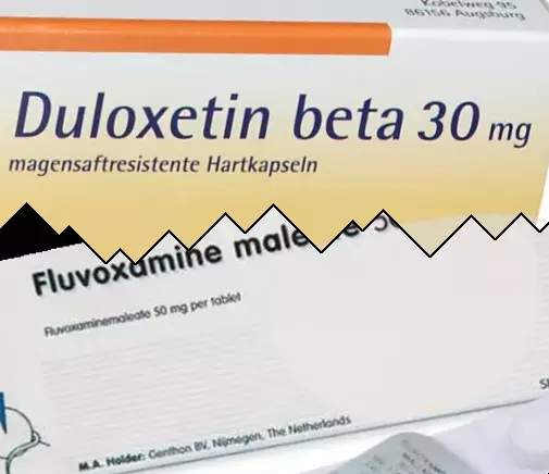 Duloxetina contra Fluvoxamina