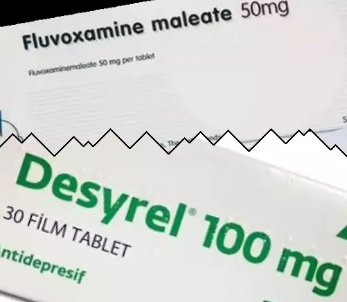 Fluvoxamina contra Desyrel